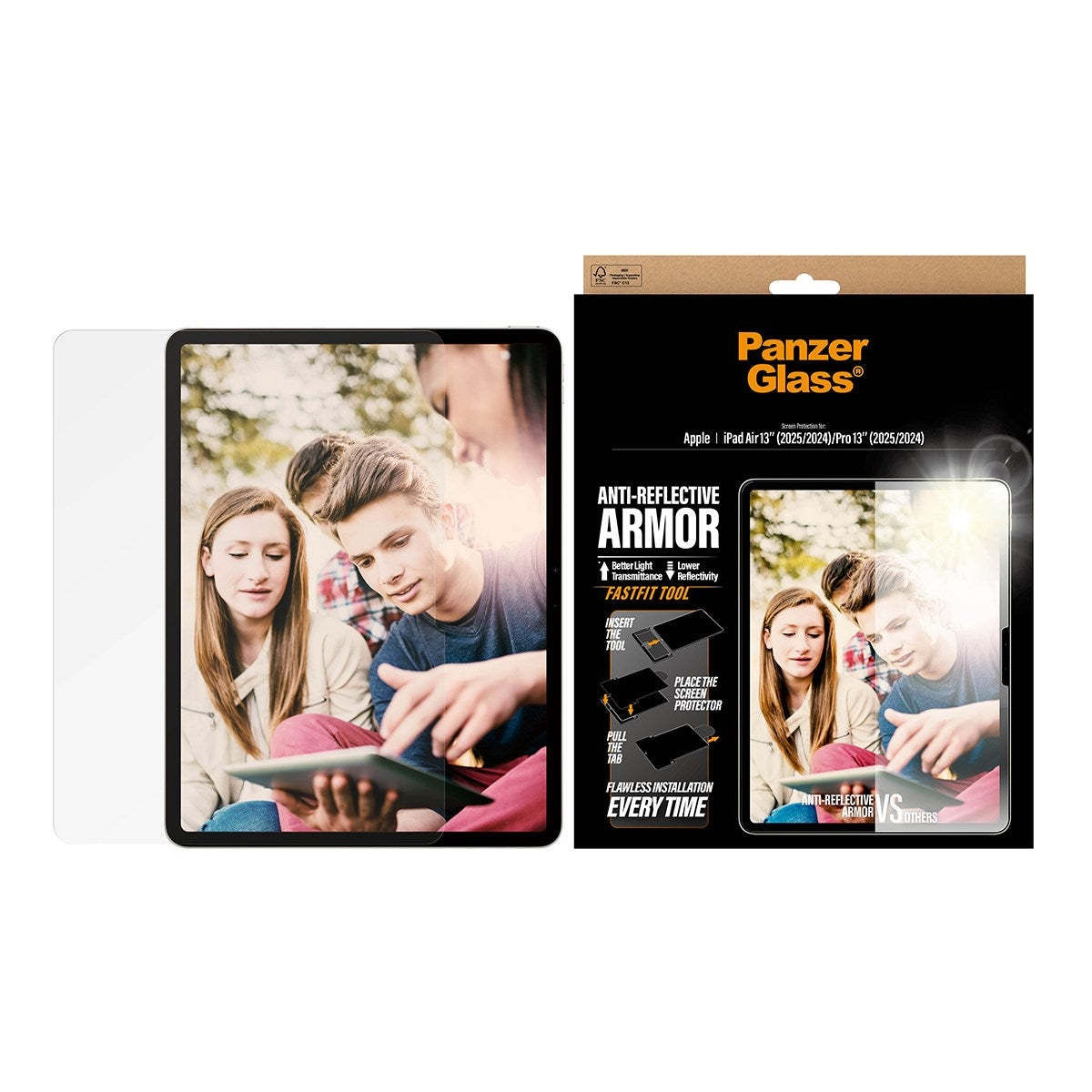 PanzerGlass® Anti-Reflective Armor Screen Protector iPad Air 13